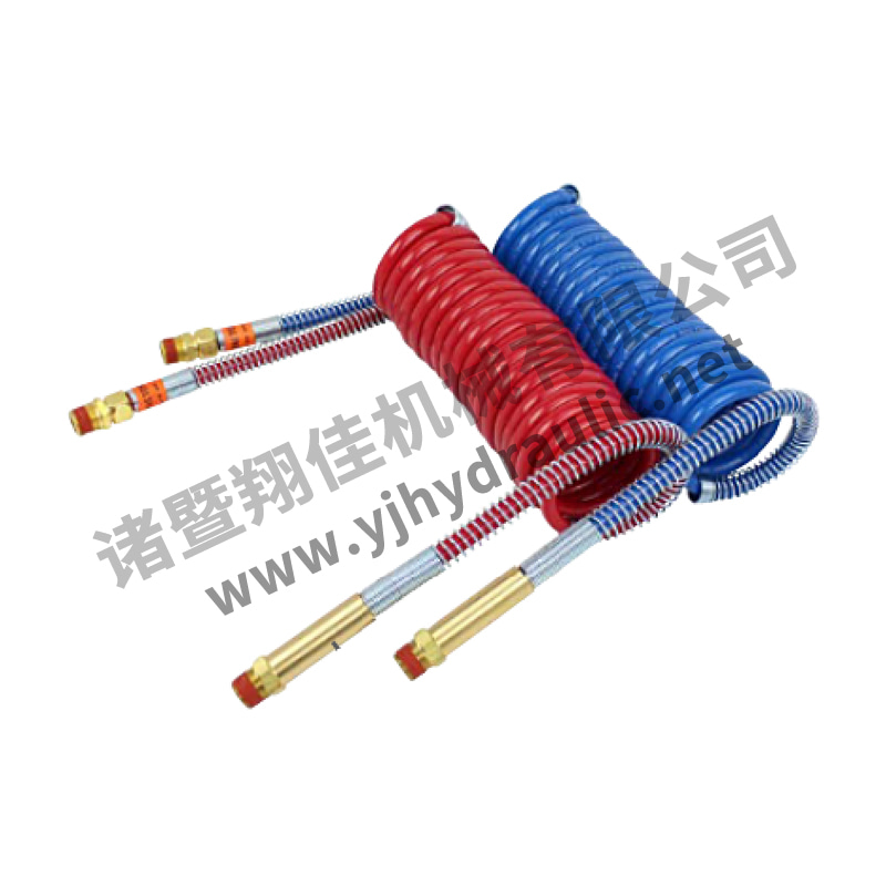 Service and Emergency Coiled Nylon Air Brake Hose Assemblies