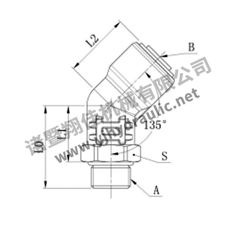 135° Male Elbow Union